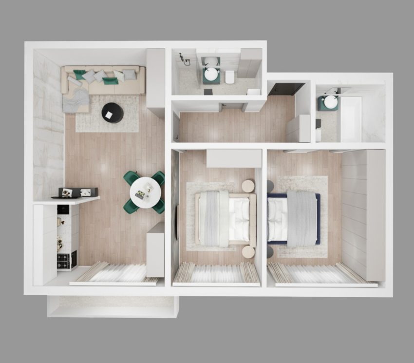 3 camere - Arena Park Trivale – noul reper rezidențial al Piteștiului