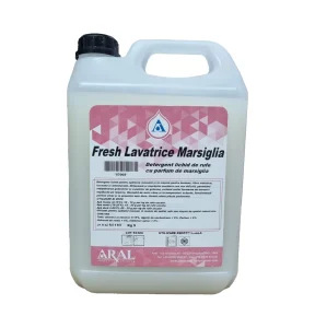 Detergent lichid de rufe cu parfum de marsiglia Aral Fresh Lavatrice Marsiglia 5l - Ana Clean Solution. Soluțiile care dau strălucire oricărui spațiu, la îndemâna ta!