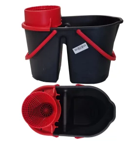 Galeata cu doua compartimente gradata fara roti cu storcator AMBO 15L - Ana Clean Solution. Soluțiile care dau strălucire oricărui spațiu, la îndemâna ta!