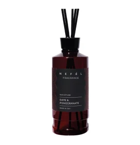 NEFEL FRAGRANCE Difuzor parfumat cu betisoare cu aroma de rodie si curmale 480ml - Ana Clean Solution. Soluțiile care dau strălucire oricărui spațiu, la îndemâna ta!