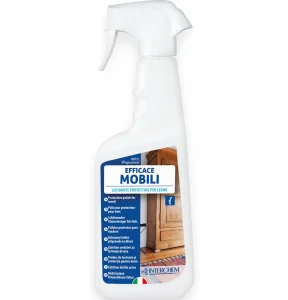 Solutie de lustruit protectoare pentru lemn Interchem Efficace Mobili 750ml - Ana Clean Solution. Soluțiile care dau strălucire oricărui spațiu, la îndemâna ta!