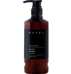 nefel black amber hair and body wash flacone 480 ml - Ana Clean Solution. Soluțiile care dau strălucire oricărui spațiu, la îndemâna ta!