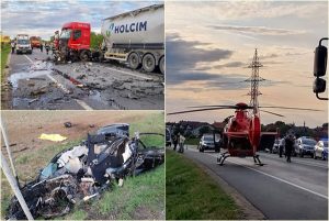 page 4 - Accident grav pe DN 65 F! Două persoane și-au pierdut viața
