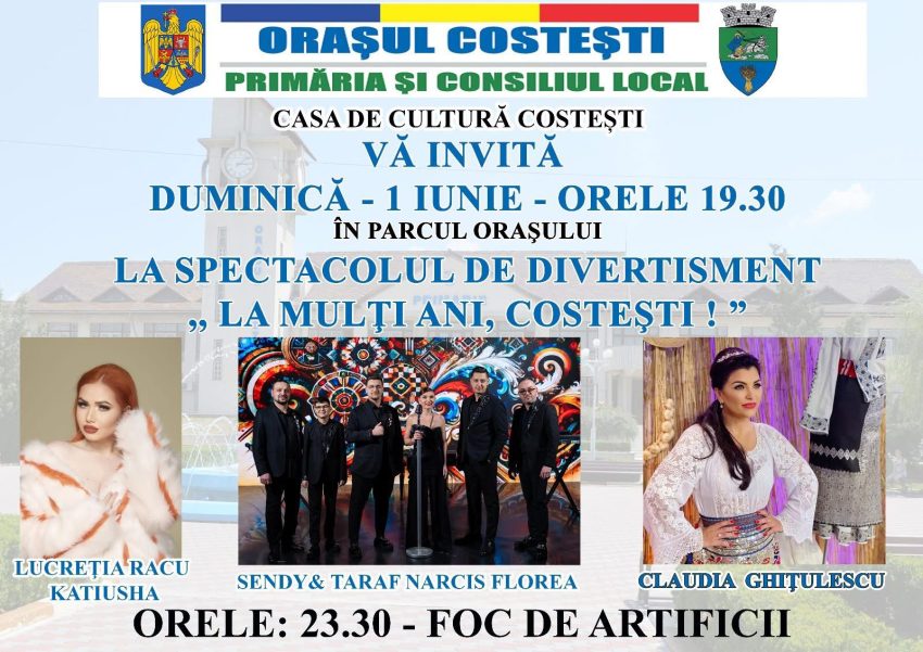 Zi specială dedicată comunității din Costești la data de 1 iunie 2 1 iunie Costesti