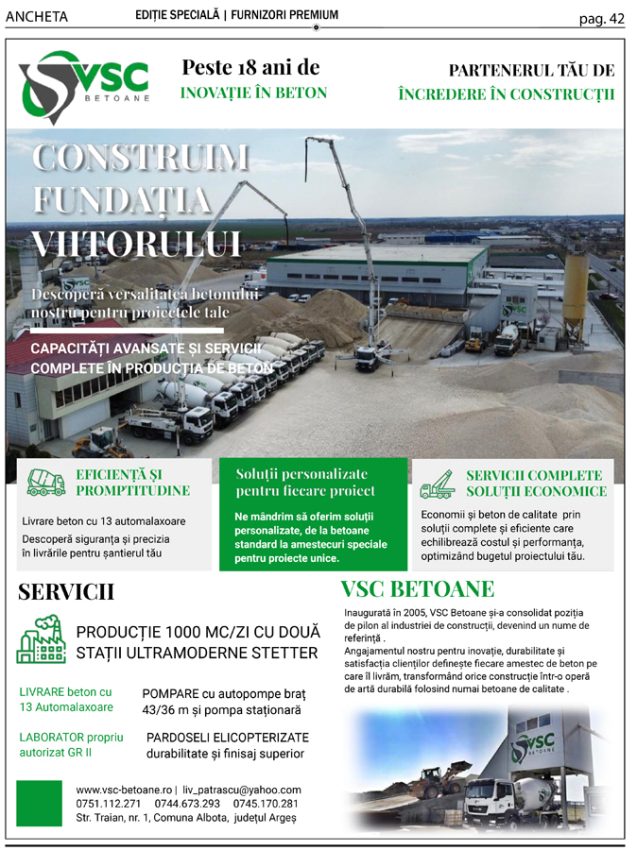 vsc 42 - VSC – CONSTRUIM FUNDAȚIA VIITORULUI