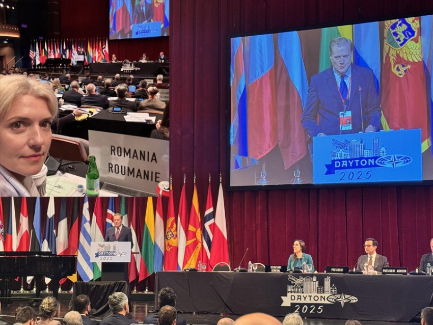 alina gorghiu la Adunarea Parlamentară a NATO la Dayton, Ohio Sursă foto: FB Alina Gorghiu