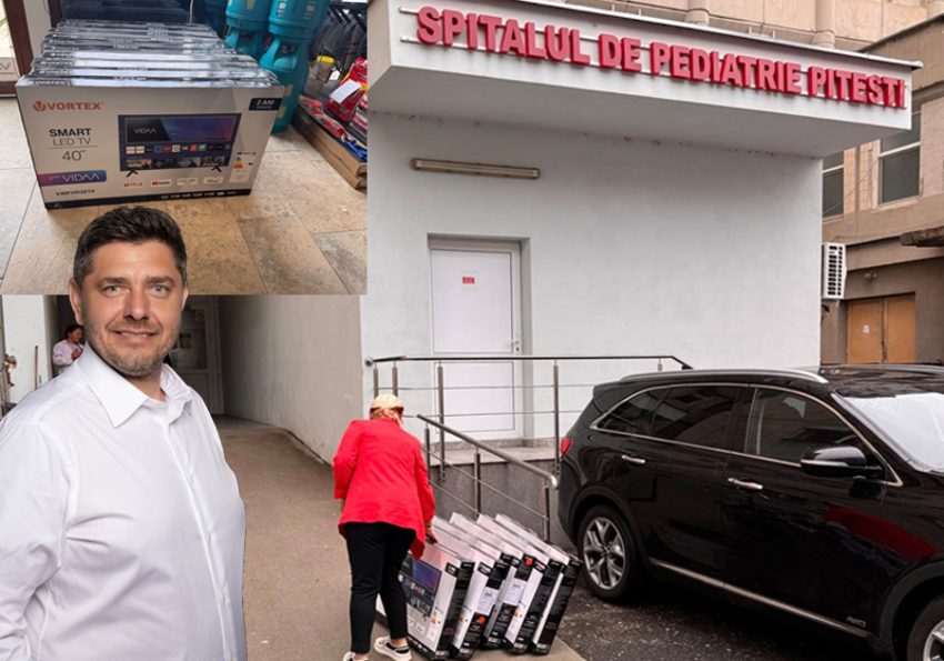 deschjidere televizoare pediatrie Sursă foto: FB VALDO DEC.
