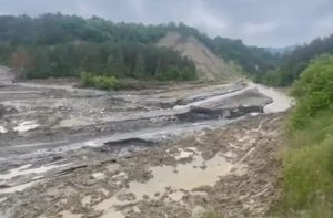 salina praid 850x479 1 - Digul subteran de la Salina Praid a cedat în urma ploilor torențiale