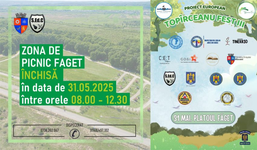 Mioveni. Accesul în zona de picnic Făget va fi restricționat pe 31 mai 1 500754157 1154216736744025 882500596620944317 n - Mioveni. Accesul în zona de picnic Făget va fi restricționat pe 31 mai