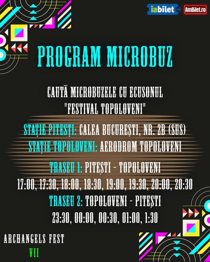 Archangels FEST 2025. Artiști de top pe scena din Topoloveni! 4 Archangels FEST 2025