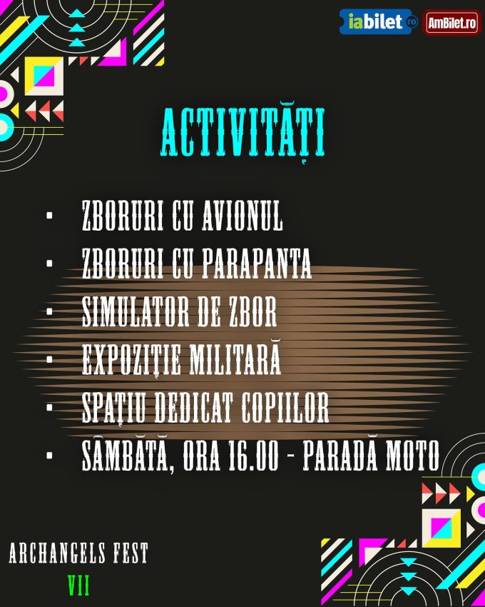 Archangels FEST 2025. Artiști de top pe scena din Topoloveni! 3 Archangels FEST 2025
