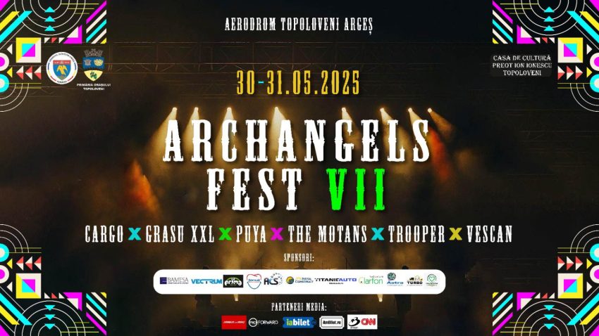 Archangels FEST 2025. Artiști de top pe scena din Topoloveni! 1 Archangels FEST 2025