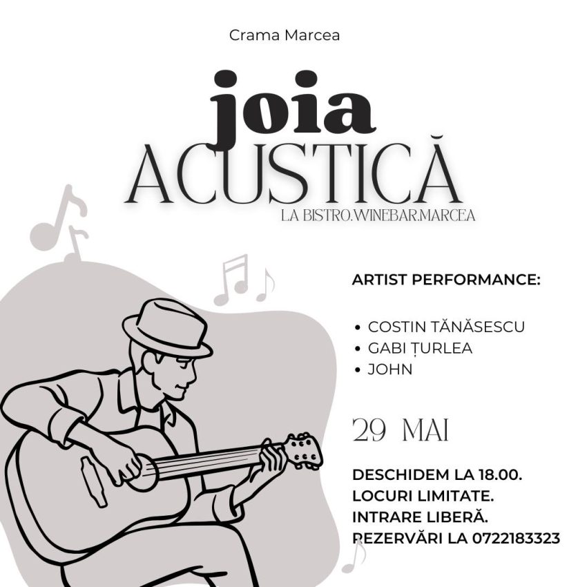 Crama Marcea deschide seria de joi acustice, muzici de suflet cântate în liniștea viei 1 500121082 1258595706270603 7105814469481018629 n - Crama Marcea deschide seria de joi acustice, muzici de suflet cântate în liniștea viei