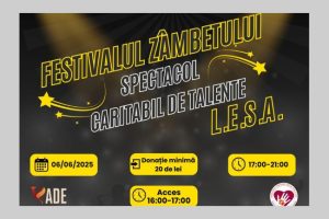 „Festivalul Zâmbetului” – Spectacol caritabil de talente la Pitești 1 festival Pitesti