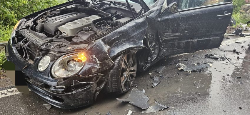 Accident pe DN 73. Implicate un autotren și un autoturism! 1 accident masina Arges