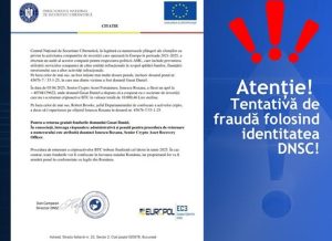 503596078 1093441896149652 2455849497587602298 n 1 - O nouă tentativă de fraudă în numele DNSC. „Nu răspundeți și nu divulgați informații”