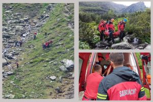 Untitled Project 2 - (Video) Turist de 61 de ani salvat de pe munte! A fost predat echipajului medical!