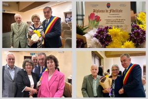 87 de cupluri longevive din Pitești au fost celebrate la Filarmonică 1 cupluri premiate Pitesti