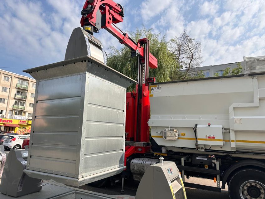 (Video) Sistem modern de colectare a deșeurilor, în 5 cartiere din Pitești 2 sitem colectare deseuri Pitesti