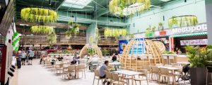 Piteşti Retail Park se reinventează! KFC, Mesopotamia, Hesburger şi Sapori Italia în noul food court de la Auchan Bradu 1 food court pitesti retail park2