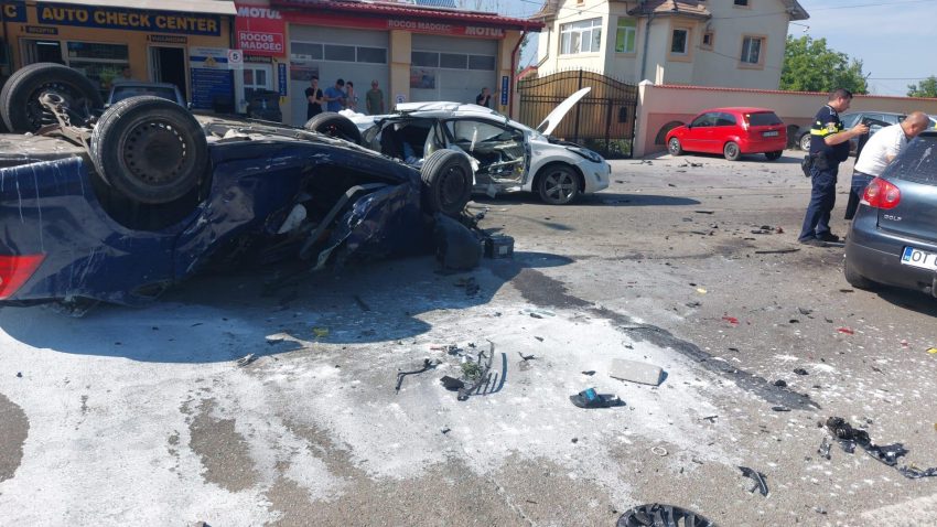 Accident grav pe DN 65! Un copil de 11 ani și-a pierdut viața! 1 accident grav DN 65