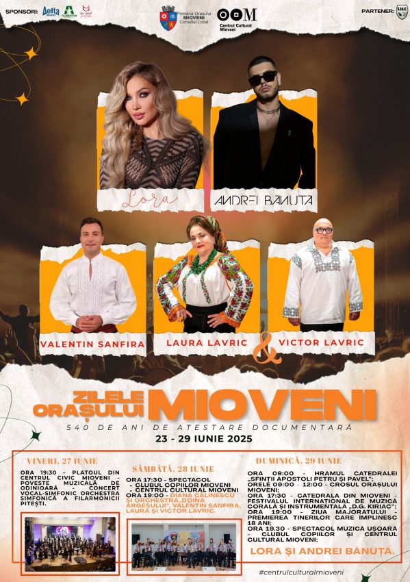 Săptămână plină de evenimente dedicate Zilelor Orașului Mioveni 1 la Mioveni