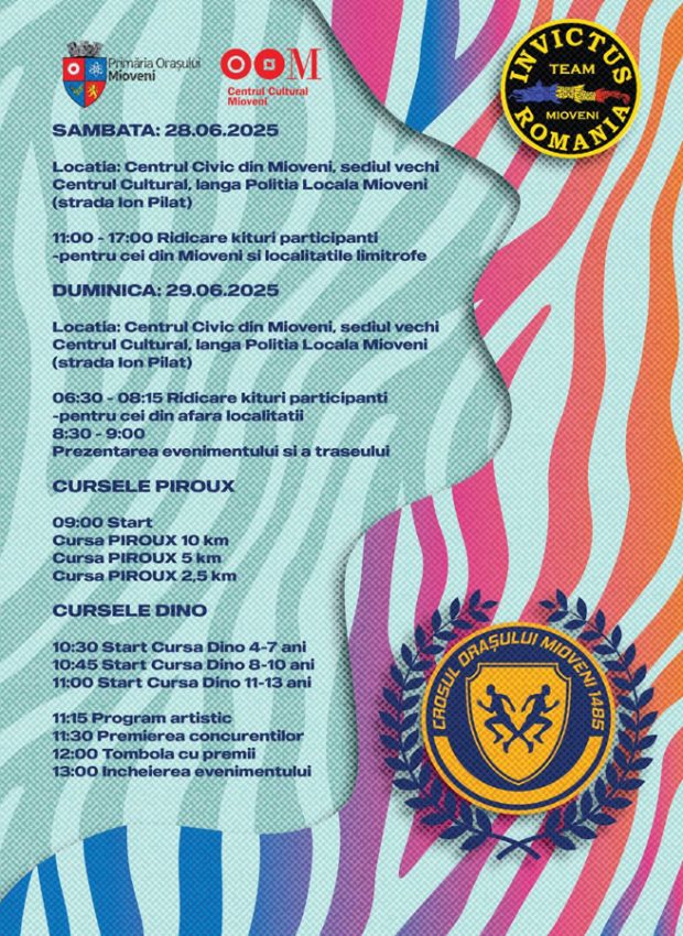Ziua mișcării la Mioveni: Crosul Orașului 2025 pentru toate vârstele! 4 Surtsă foto: FB Primăria Orașului Mioveni