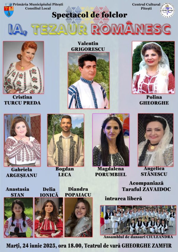 Ziua Universală a Iei, sărbătorită prin cântec și dans la Pitești 1 Sursă foto: FB Primăria Municipiului Pitești.