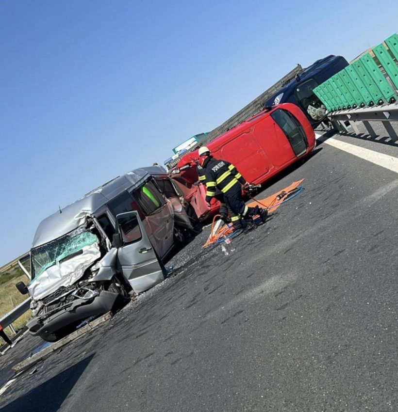 Accident cu victime pe autostrada A1 Deva-Nădlac 1 Accident rutier A1 Timis