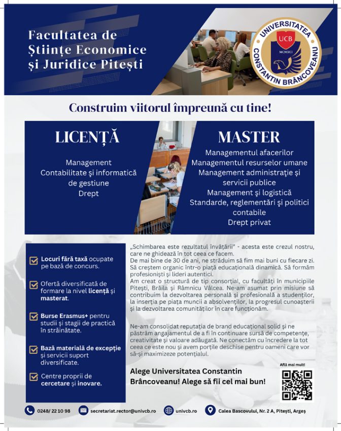 UCB - Construim viitorul împreună cu tine! 1 Admitere UCB ANCHETA - UCB - Construim viitorul împreună cu tine!