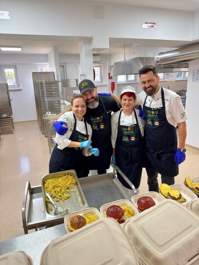 (Video) Chef Orlando Zaharia a gătit pentru copiii de la Spitalul de Pediatrie Pitești 2 Chef Zaharia Orlando