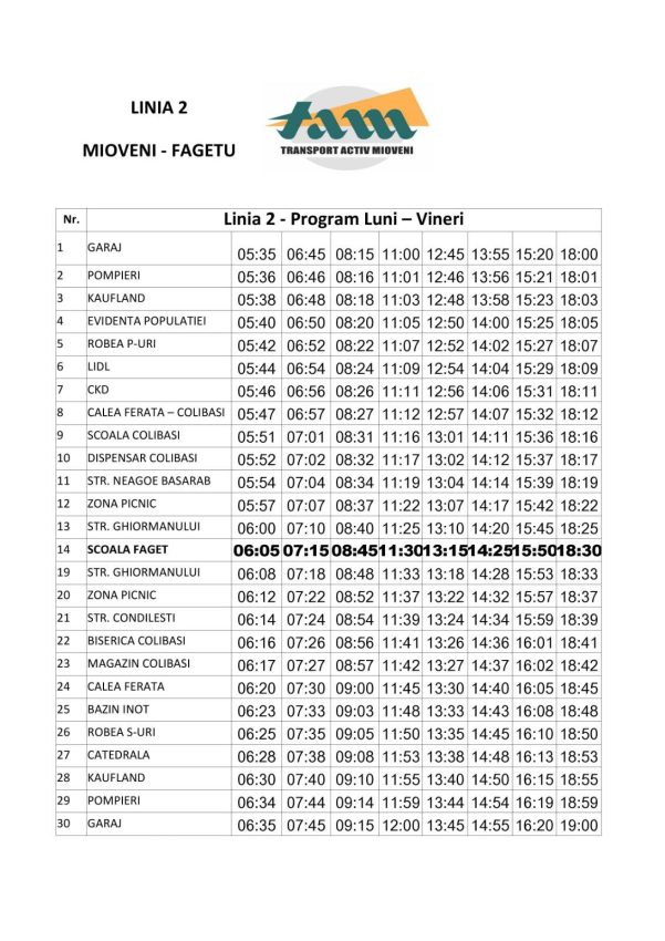 511919503 1028223992846725 5206361899218941551 n - Mioveni: Noul program de circulație al autobuzelor, cu curse extinse și ore ajustate 