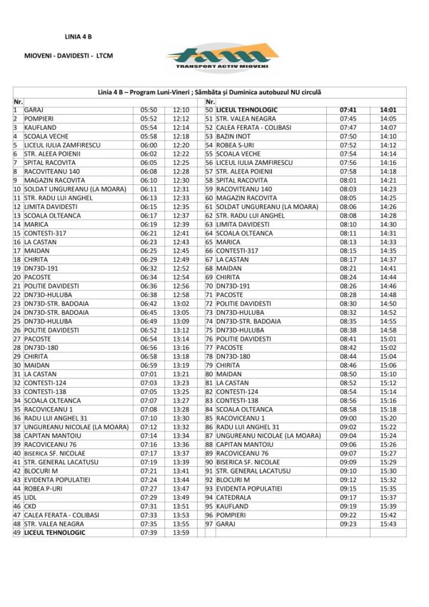 512697567 1028224112846713 9075887024724338164 n - Mioveni: Noul program de circulație al autobuzelor, cu curse extinse și ore ajustate 