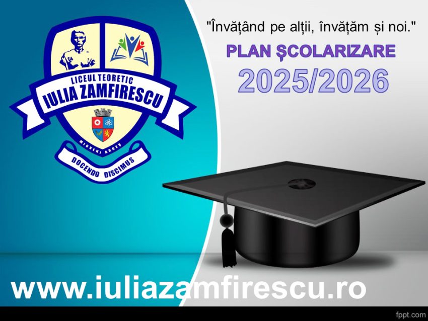 Slide1 - Liceul Teoretic „Iulia Zamfirescu” Mioveni - Educație care deschide drumuri!