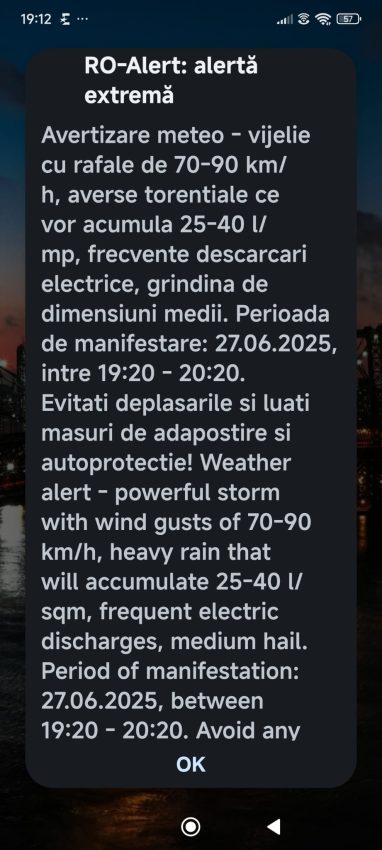 WhatsApp Image 2025 06 27 at 19.13.50 - Alertă meteo de vijelie în Argeș! Evitați deplasările!