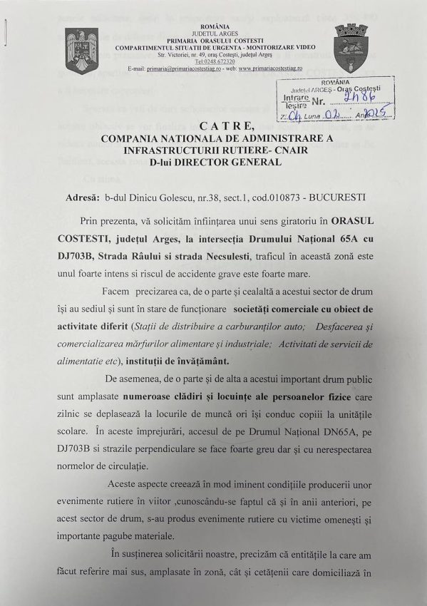 Sens giratoriu în orașul Costești 2 492715494 1023127130004634 2152953666971195360 n - Sens giratoriu în orașul Costești