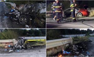 28851877 F549 43A9 9BF1 12F22471ED71 - Sfârșit tragic pentru 2 tineri! Au vrut să scape de polițiști, dar au murit carbonizați