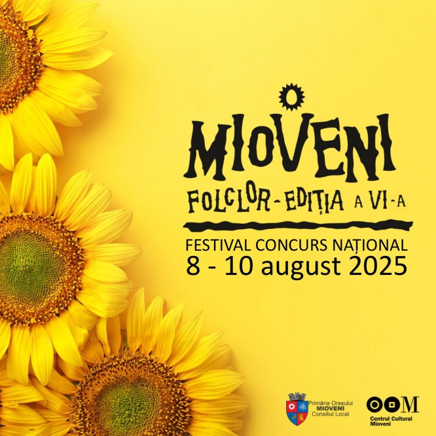 Festivalul-Concurs Național de Folclor „MIOVENI” 2025, Ediția a VI-a, se apropie cu pași repezi! 1 folclor