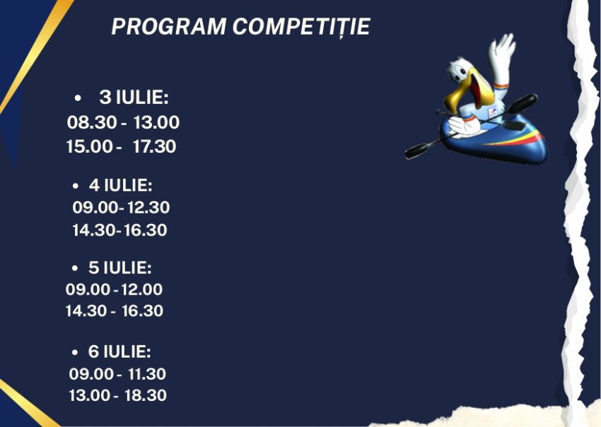 O nouă competiție de excepție în Argeș! Campionatul European de Juniori & Tineret U23 Kaiac-Canoe 2025! 2 Kaiac-Canoe in Argeș