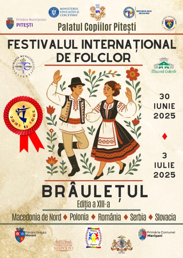 Astăzi, la Teatrul de vară „Gheorghe Zamfir”: Spectacol de folclor internațional și tradiție românească 1 Sursă foto: FB Primăria Municipiului Pitești.