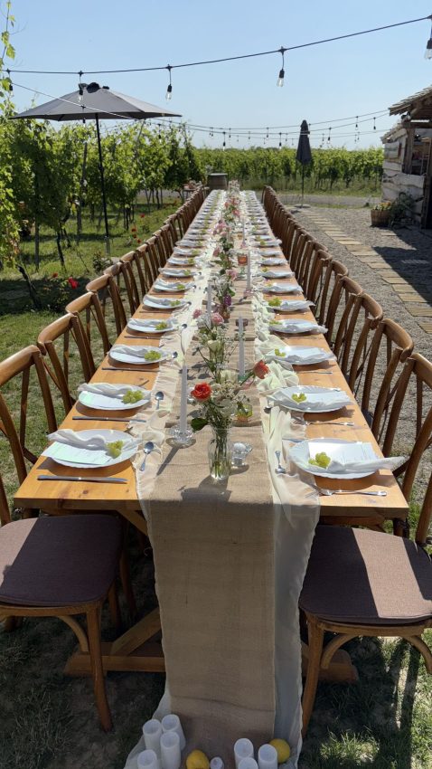 Crama Marcea: „Organizăm și evenimente la bistro-ul nostru din deal” 3 eveniment in vie la Marcea