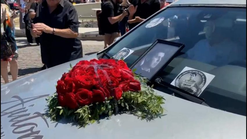 Mihai Leu inmormantare