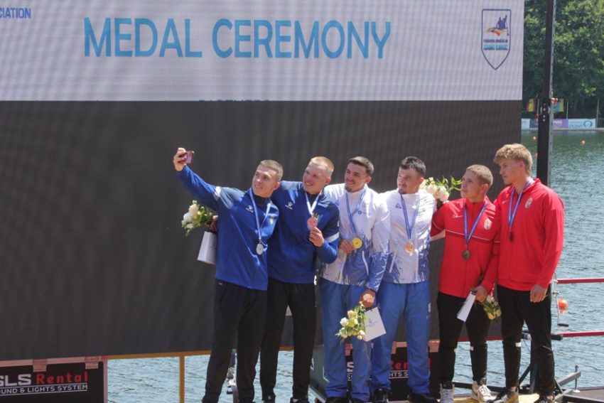 România, din nou pe podium! Bronz la C2 U23 – 500 m la Europenele de la Bascov 1 Sursă foto: FB Federaţia Română de Kaiac Canoe.