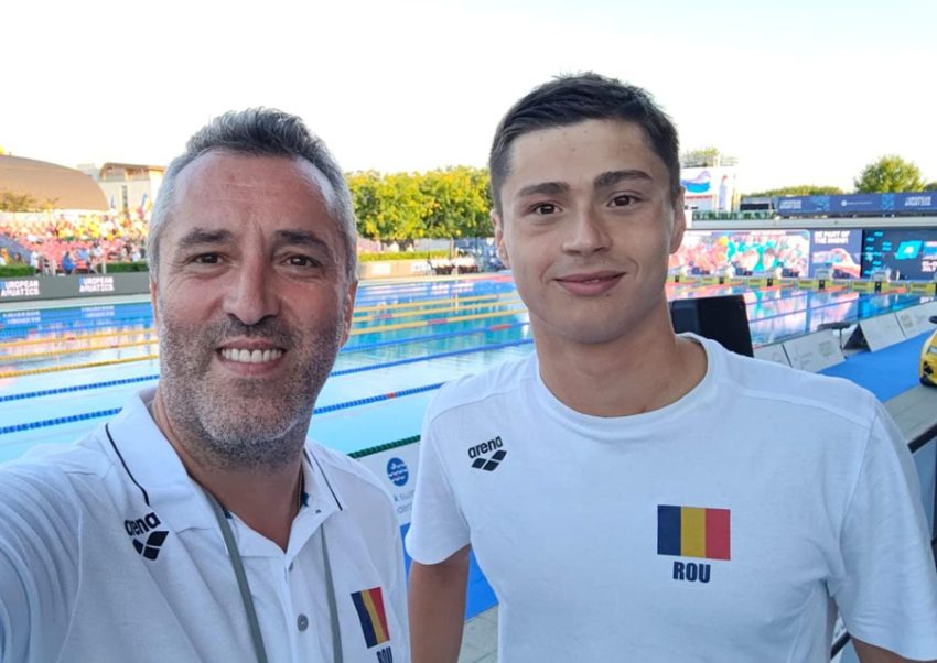 Nicolae Viorel Ciobanu si Theodor Proca Sursă foto: FB CSM Pitești.