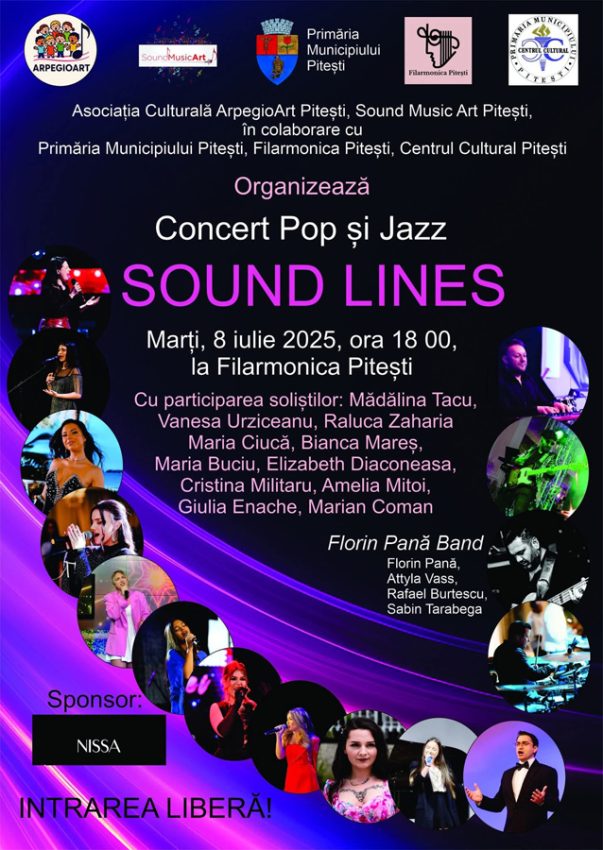 SOUND LINES – O seară de muzică pop și jazz în inima Piteștiului 1 Sursă foto: FB Primăria Municipiului Pitesti