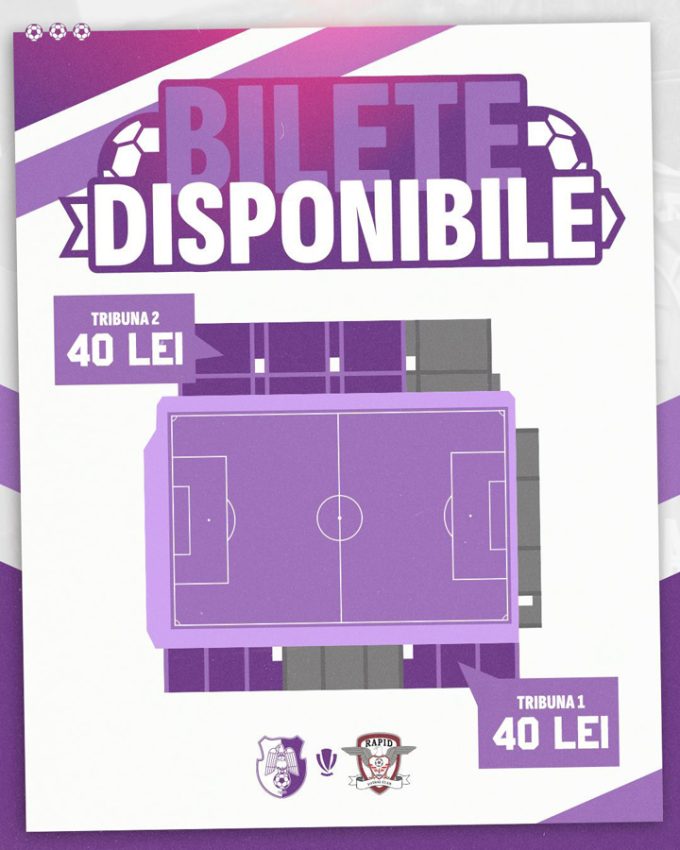 FC Argeș a pus în vânzare biletele pentru confruntarea cu Rapid 1 Sursă foto: FB Fotbal Club ARges Pitesti