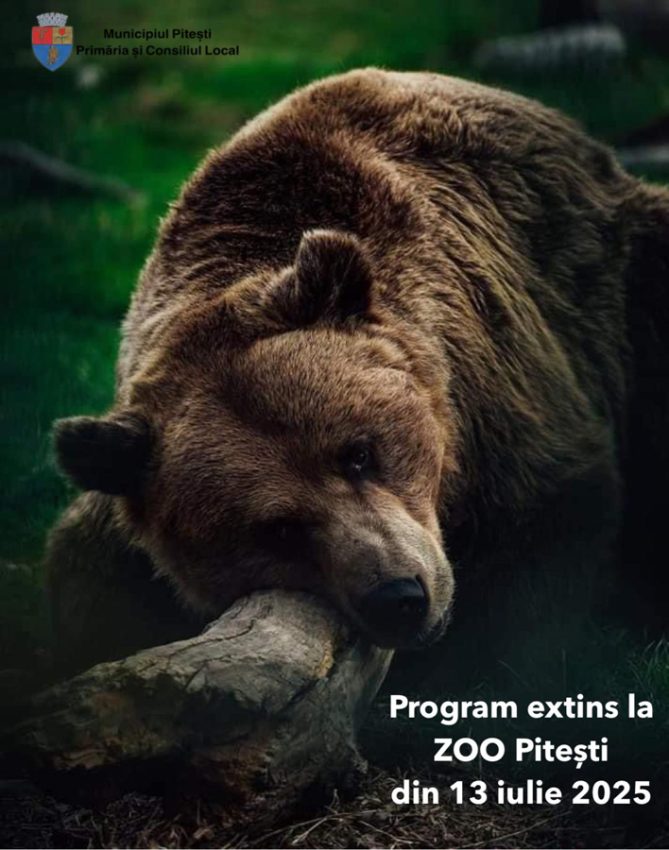 Program extins la Grădina Zoologică Pitești: Vizitează până la ora 20:00 în weekend 1 Sursă foto: FB Primaria Munciipiului Pitesti