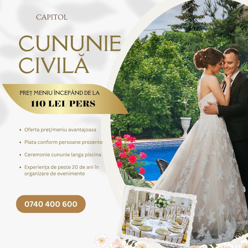 Restaurant Capitol Pitești – Evenimente memorabile într-un decor de poveste 2 evenimente la Capitol