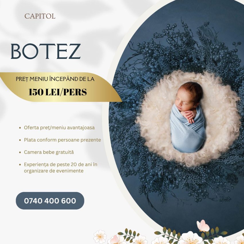 Restaurant Capitol Pitești – Evenimente memorabile într-un decor de poveste 3 evenimente la Capitol