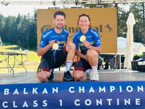 2 medalii de aur pentru România la Campionatul Balcanic de Mountain Bike XCM! 1 manuela muresan si malnasi attila - 2 medalii de aur pentru România la Campionatul Balcanic de Mountain Bike XCM!